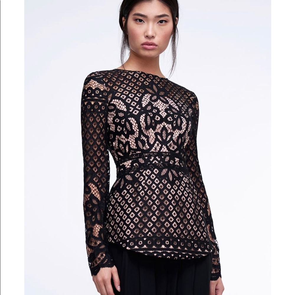 ❌SOLD❌ StyleStalker black lace ‘Lani’ blouse NWOT